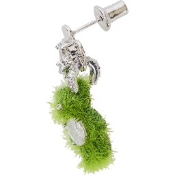 Grass Flower Bear Earring