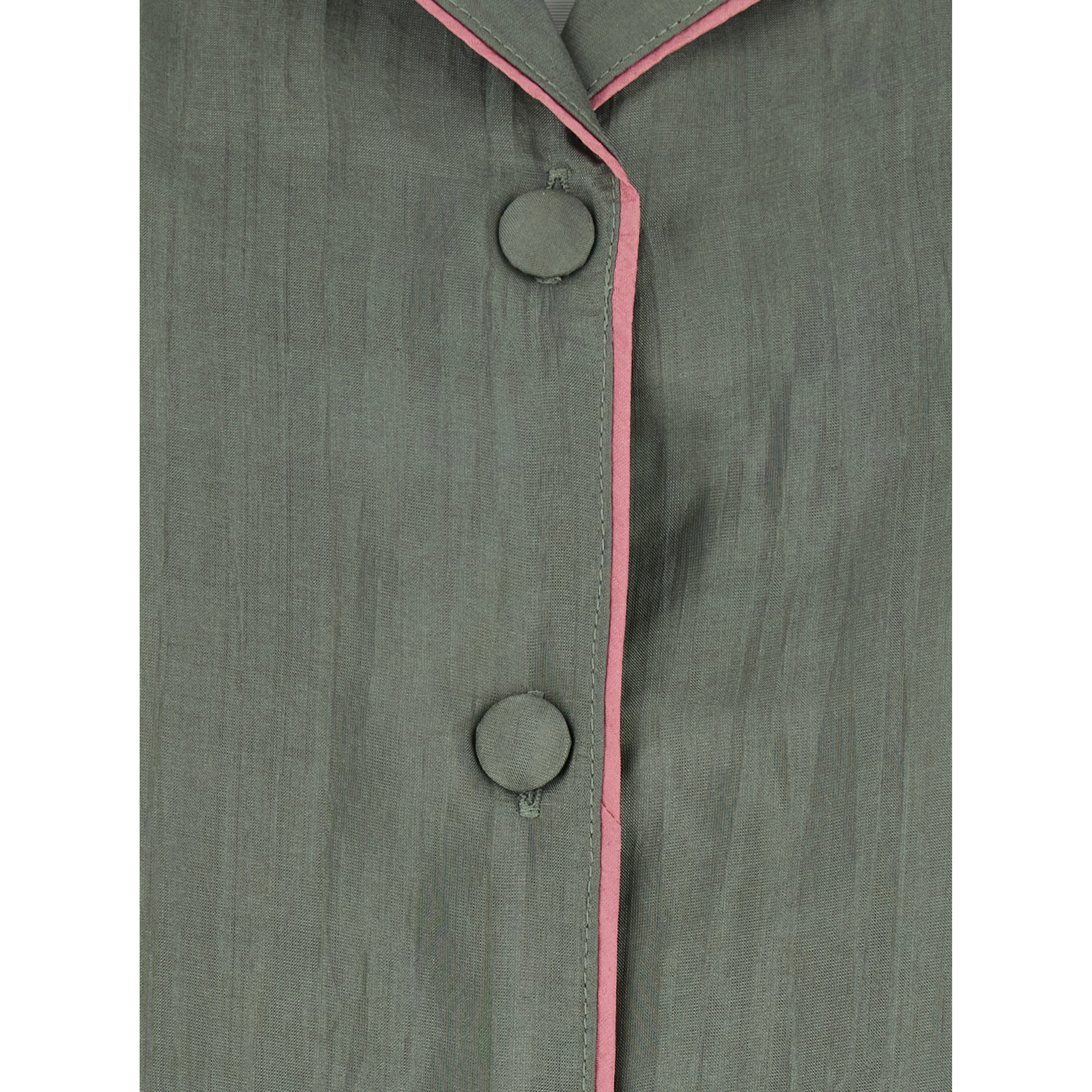 green Suit with shirt and Pants in silk blend Woman