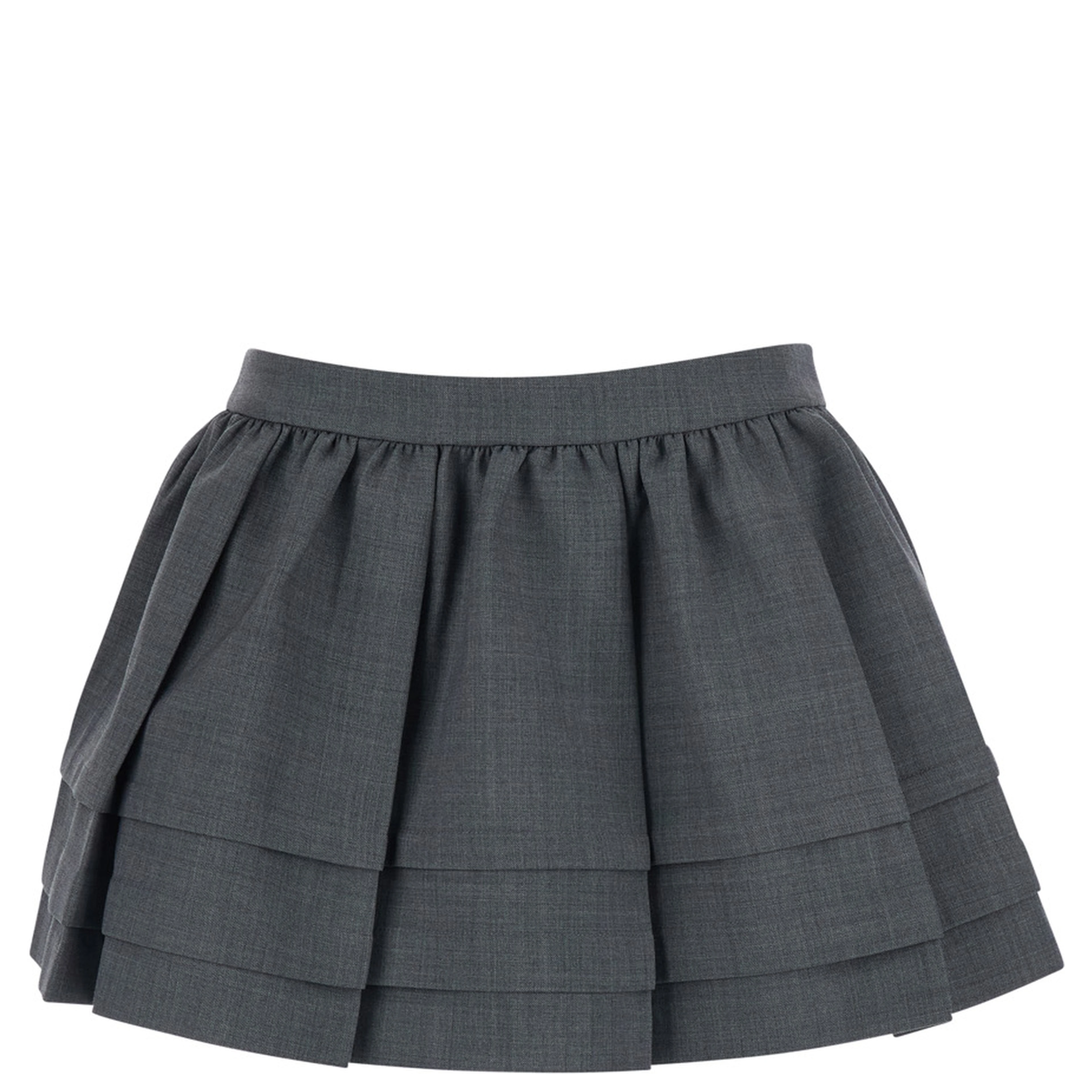 Tuck Detail Pleated Skirt