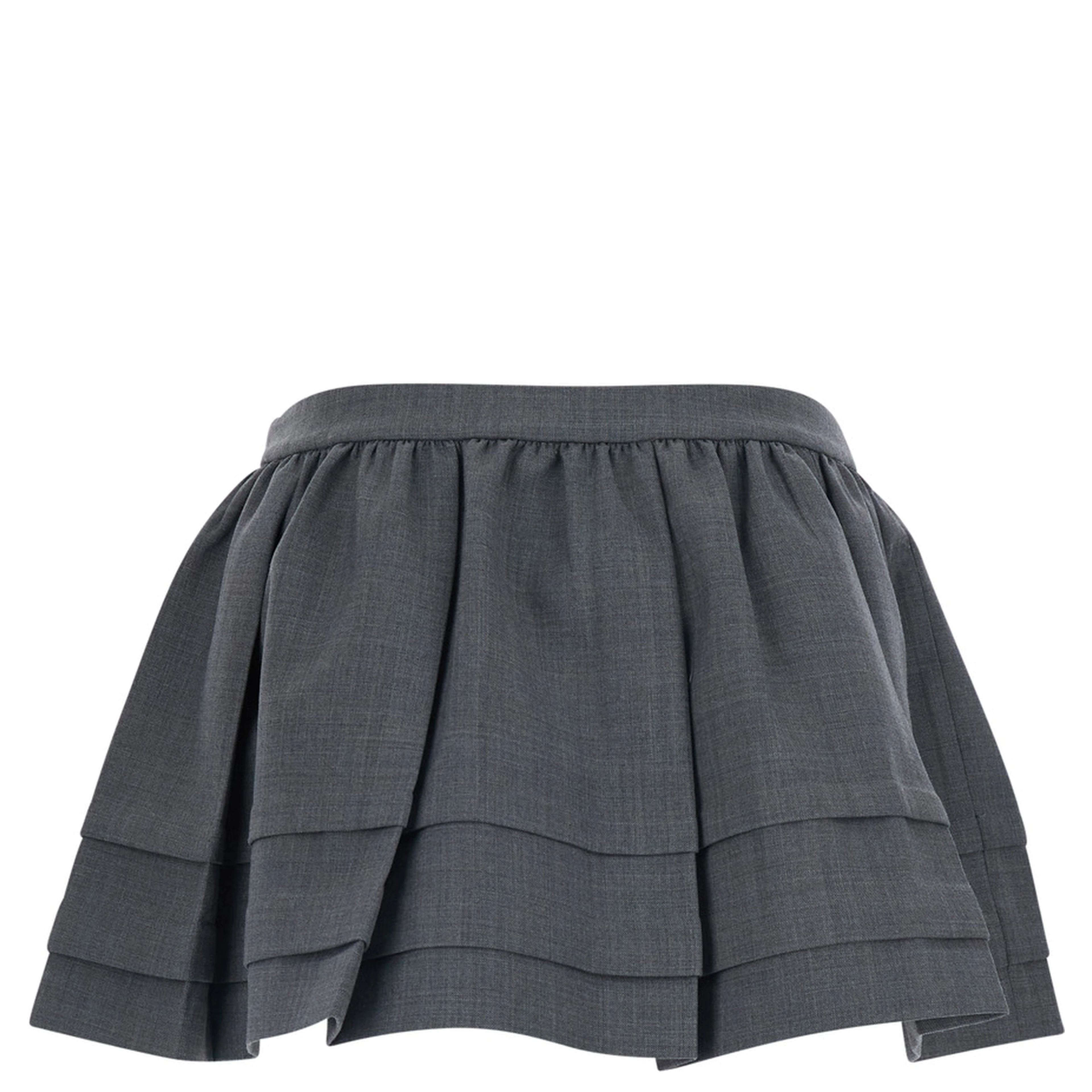 Tuck Detail Pleated Skirt
