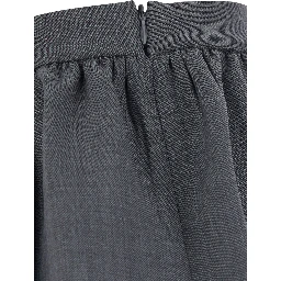 Tuck Detail Pleated Skirt