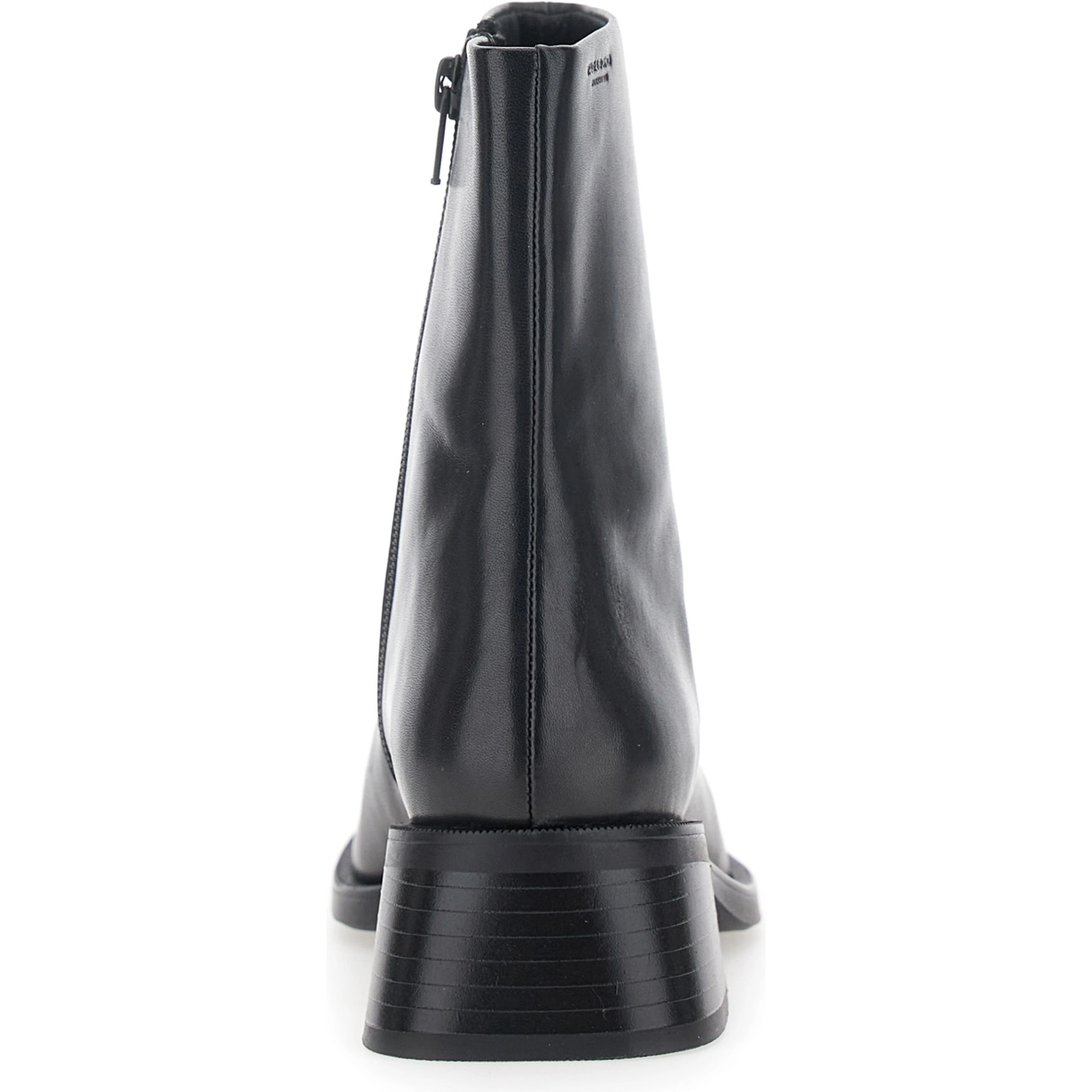 Blanca Black Ankle boots with side zip fastening in leather for women