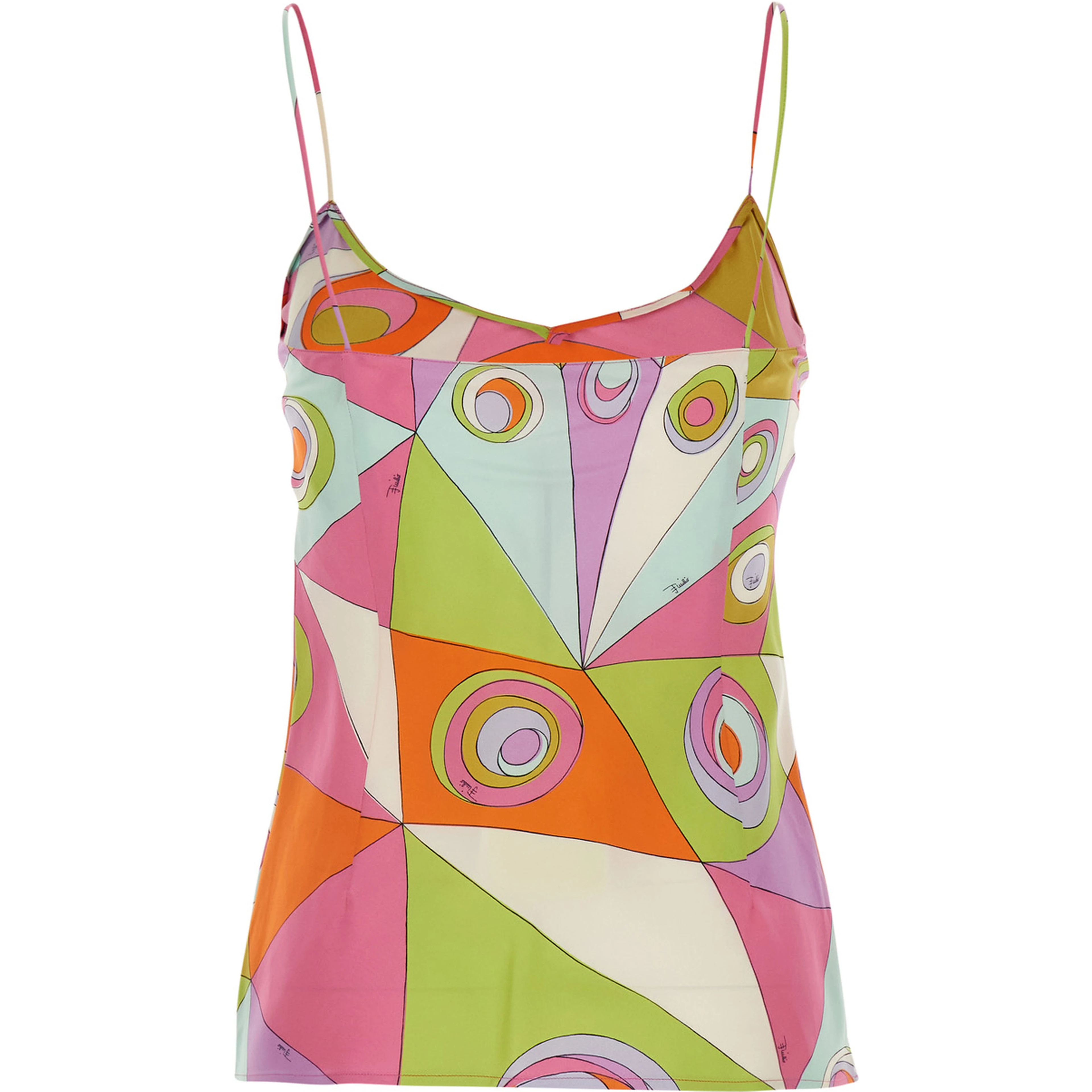 Top characterized by a lively and refined design in Tech Fabric multicolor for women
