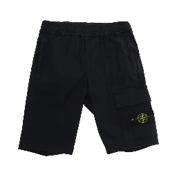 L1S16L100003S0001V0020 Blue Shorts with Side Pockets for Men