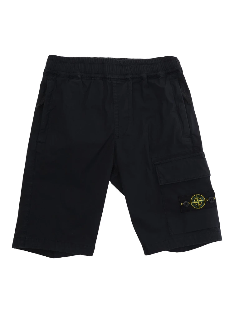 L1S16L100003S0001V0020 Blue Shorts with Side Pockets for Men