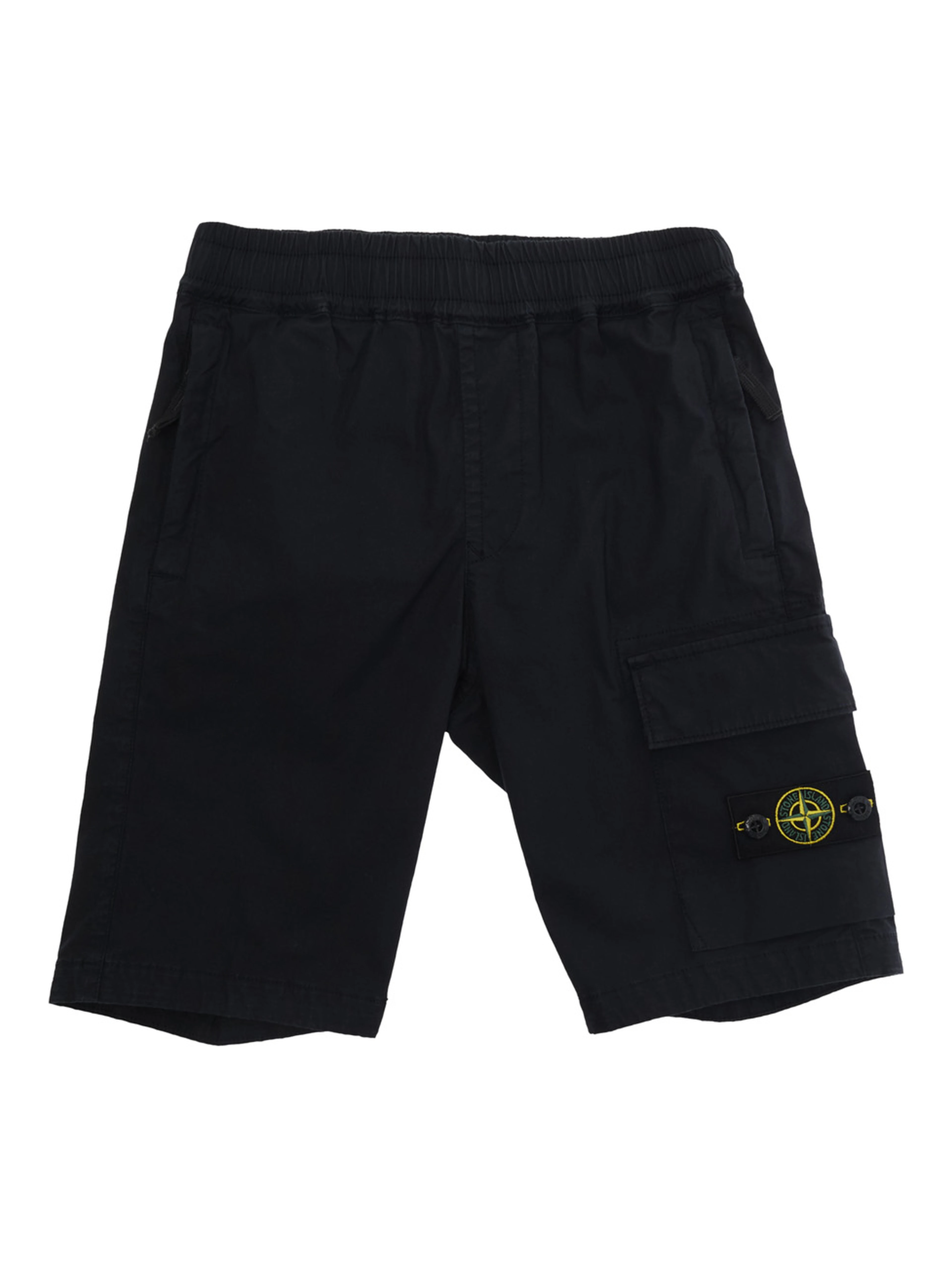 L1S16L100003S0001V0020 Blue Shorts with Side Pockets for Men
