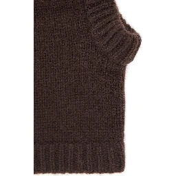 Balaclava with Tech Fabric in Brown Unisex