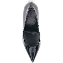 Pointed Toe High Heel Patent Leather Black Women
