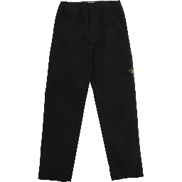Black Pants L1S163100002S0063V0029 with Logo on the Back in Cotton for Men