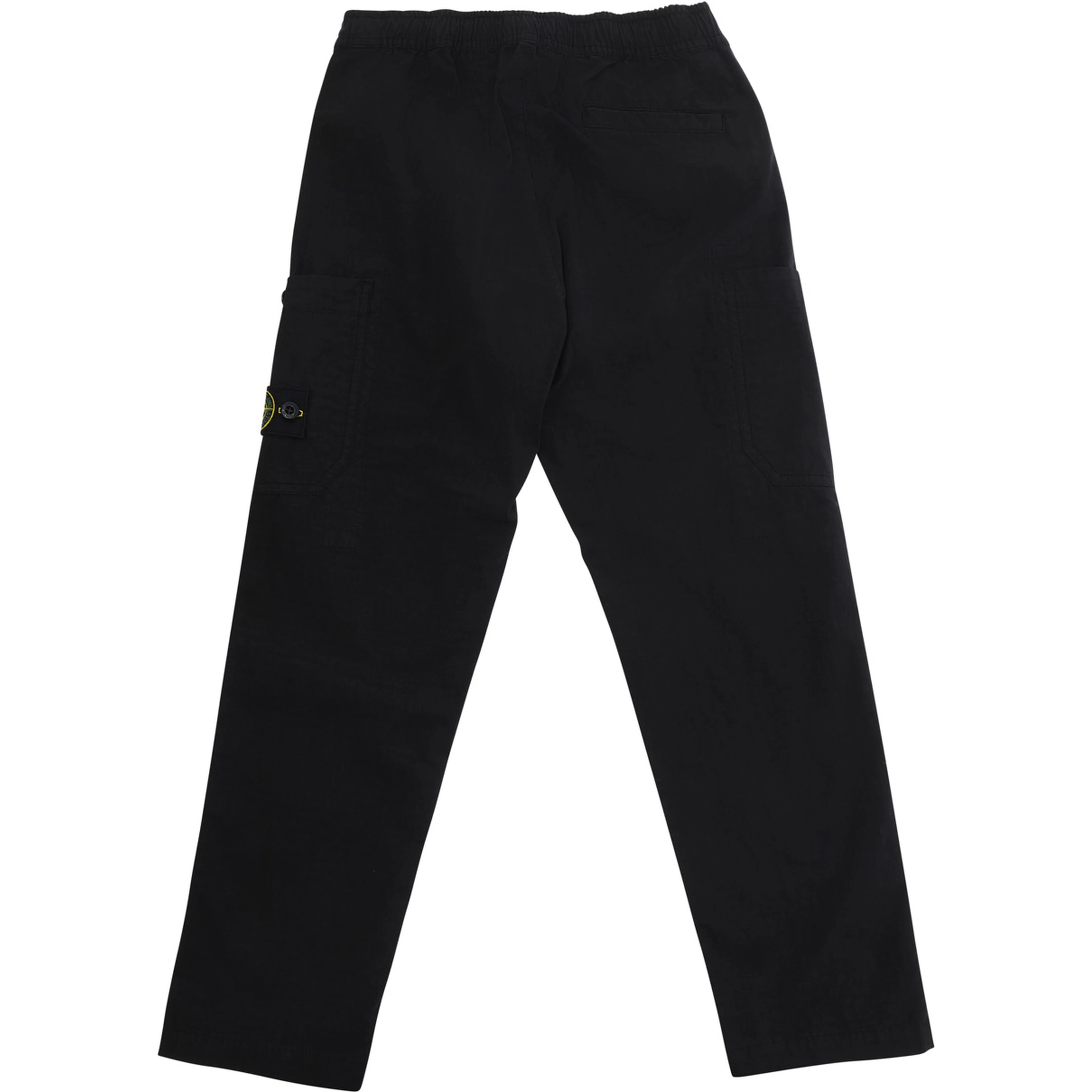 Black Pants L1S163100002S0063V0029 with Logo on the Back in Cotton for Men