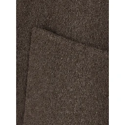 brown Jacket with classic collar and patch pockets in wool blend for men