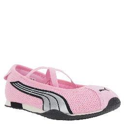 H Street Pink Ballet shoes with Logo on the Front and Side and Mesh Inserts in Tech Fabric for Women