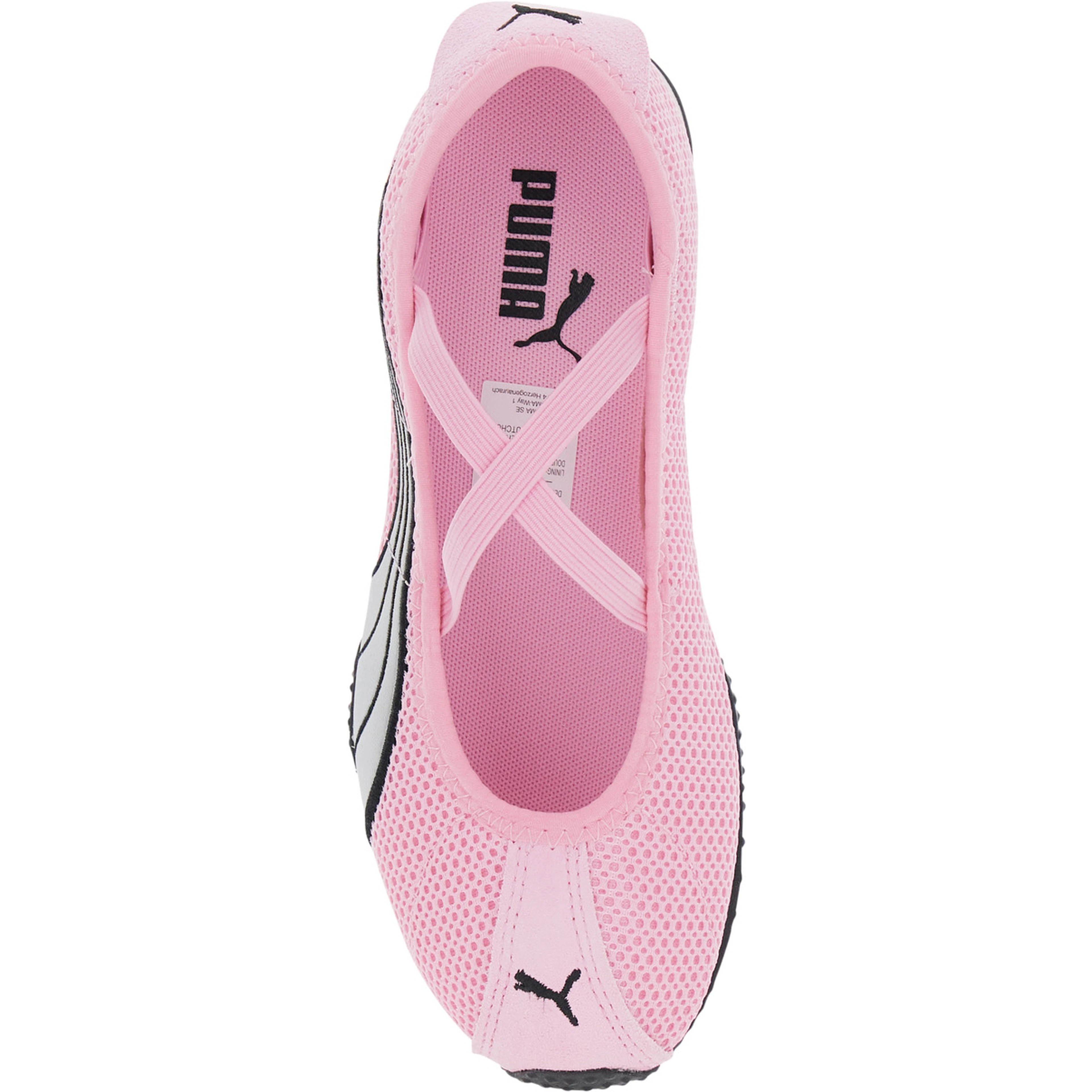 H Street Pink Ballet shoes with Logo on the Front and Side and Mesh Inserts in Tech Fabric for Women