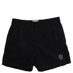 Black Shorts L1S16B100002S0043V0029 with Welt Pocket and Logo on the Back in Polyamide Kids