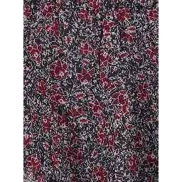 Jocadia Violet Shorts with Elastic Waist and All-Over Floral Motif in Cotton Woman