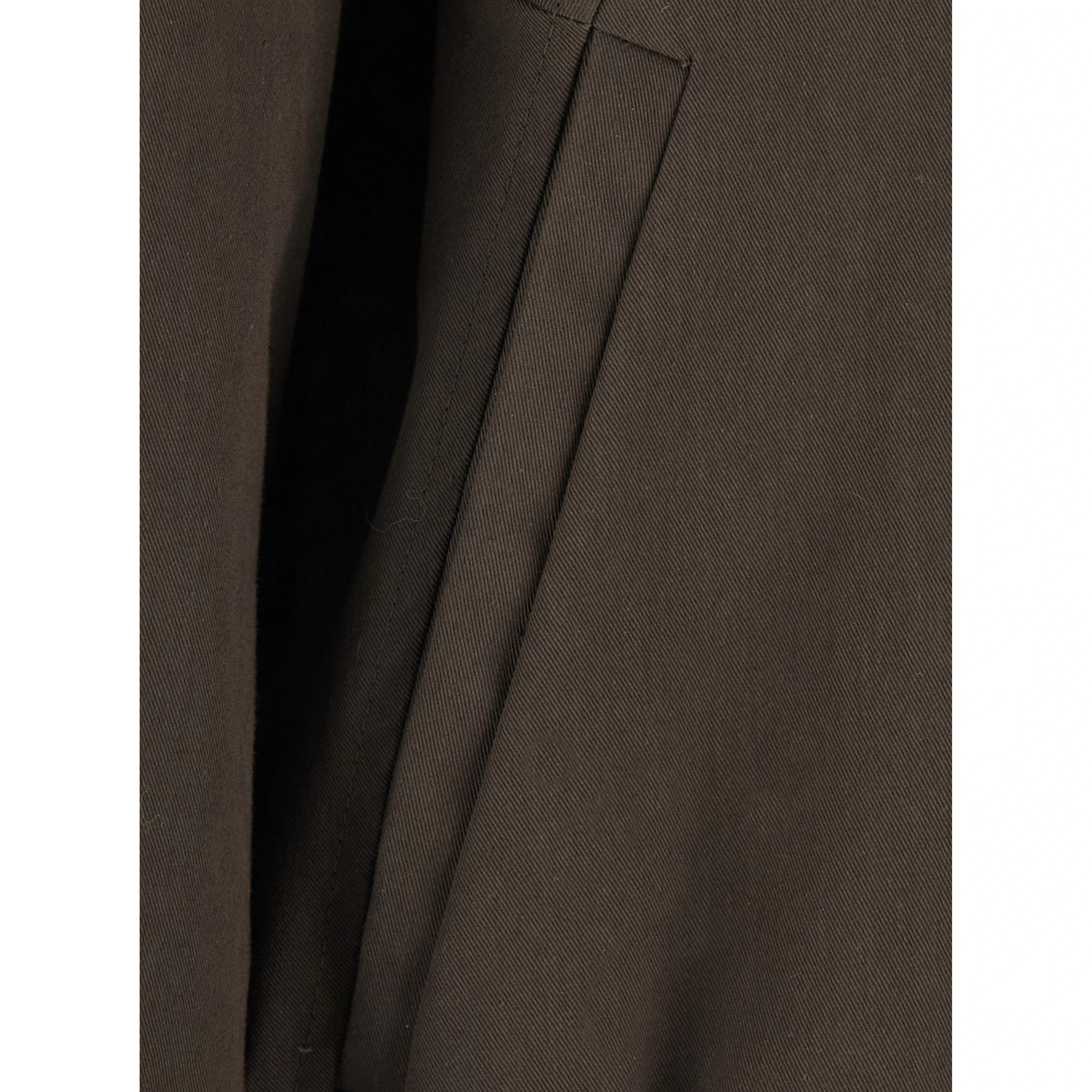 brown jacket with Hooded fur and reversible design in fabric for women