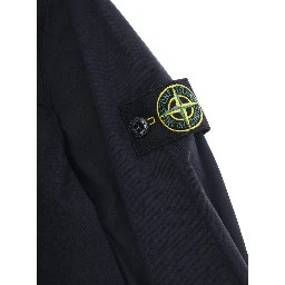 BLUE BLAZER with Notched Revers and Front Button Closure for Men