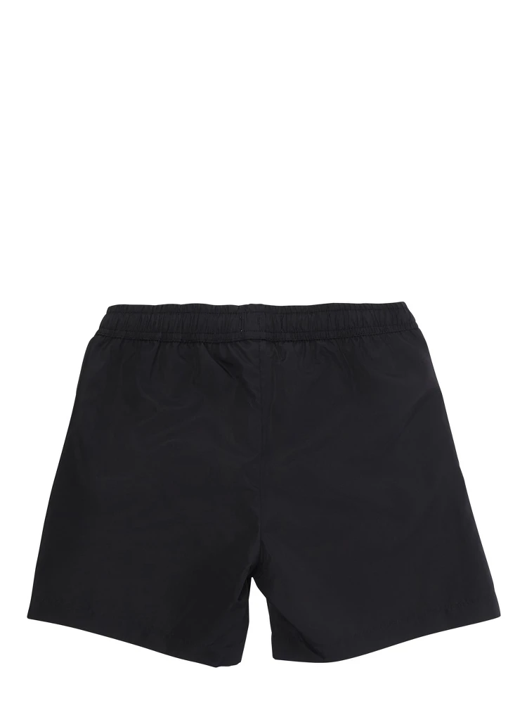 SWIM SHORTS with logo and side pockets in Black Fabric for Kids alternative