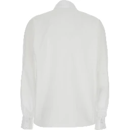 Antonia White Shirt with classic collar in cotton for women