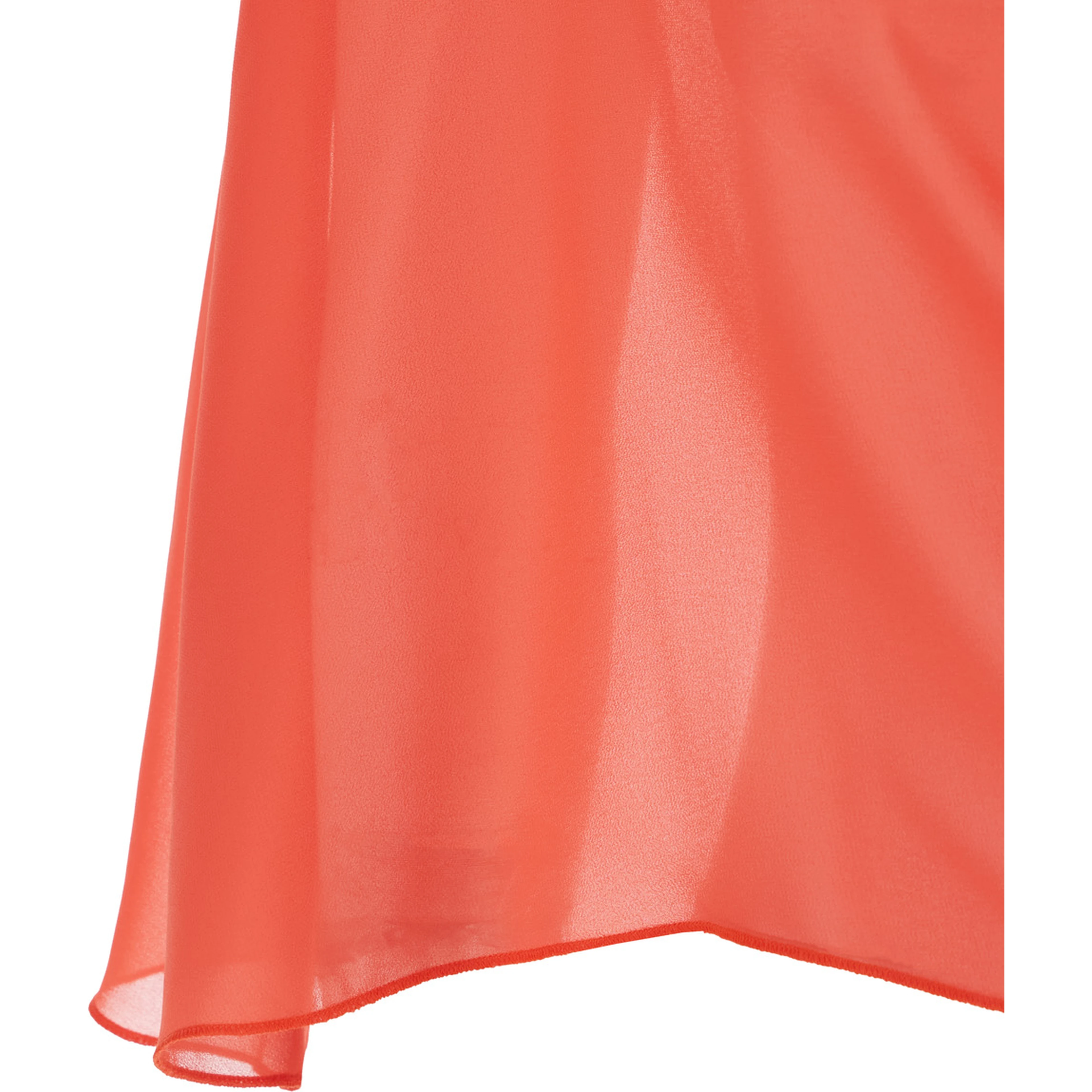 Red Stole with side knot in Tech Fabric Woman