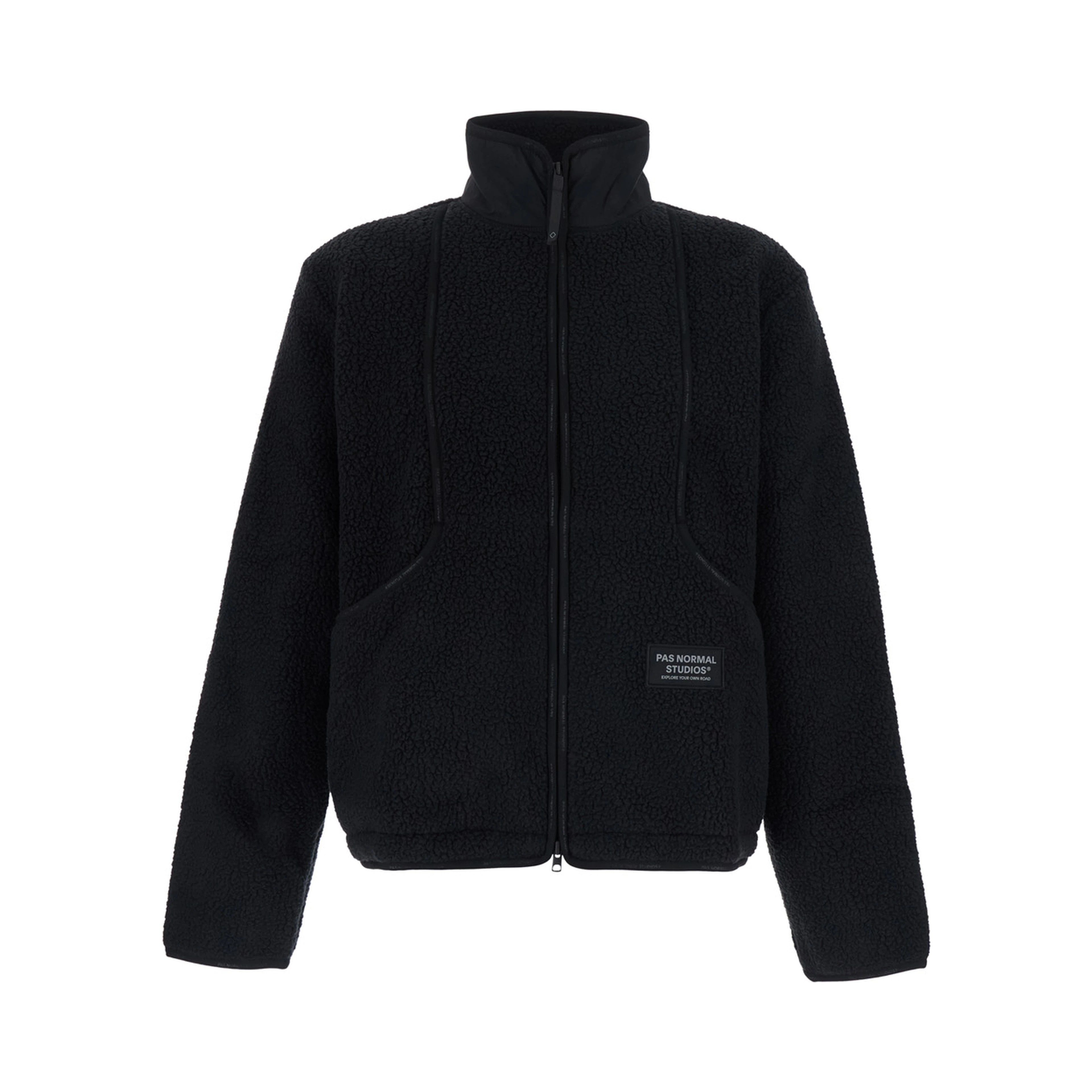 Off-Race Pile Fleece 
Jacket - Black -