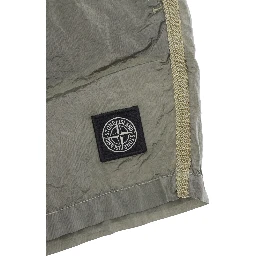 L1S16B100002S0043V0061 - Gray - Shorts with Welt Pocket - In Polyamide - Child