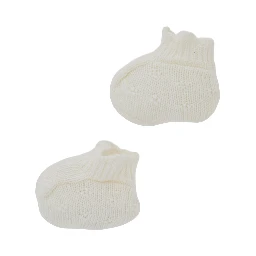 White Sneakers with all-over embroidery in viscose blend baby