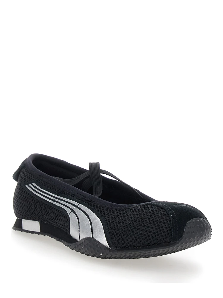 H Street Black Ballet shoes with Logo on the Front and Side and Mesh Inserts in Tech Fabric for Women alternative