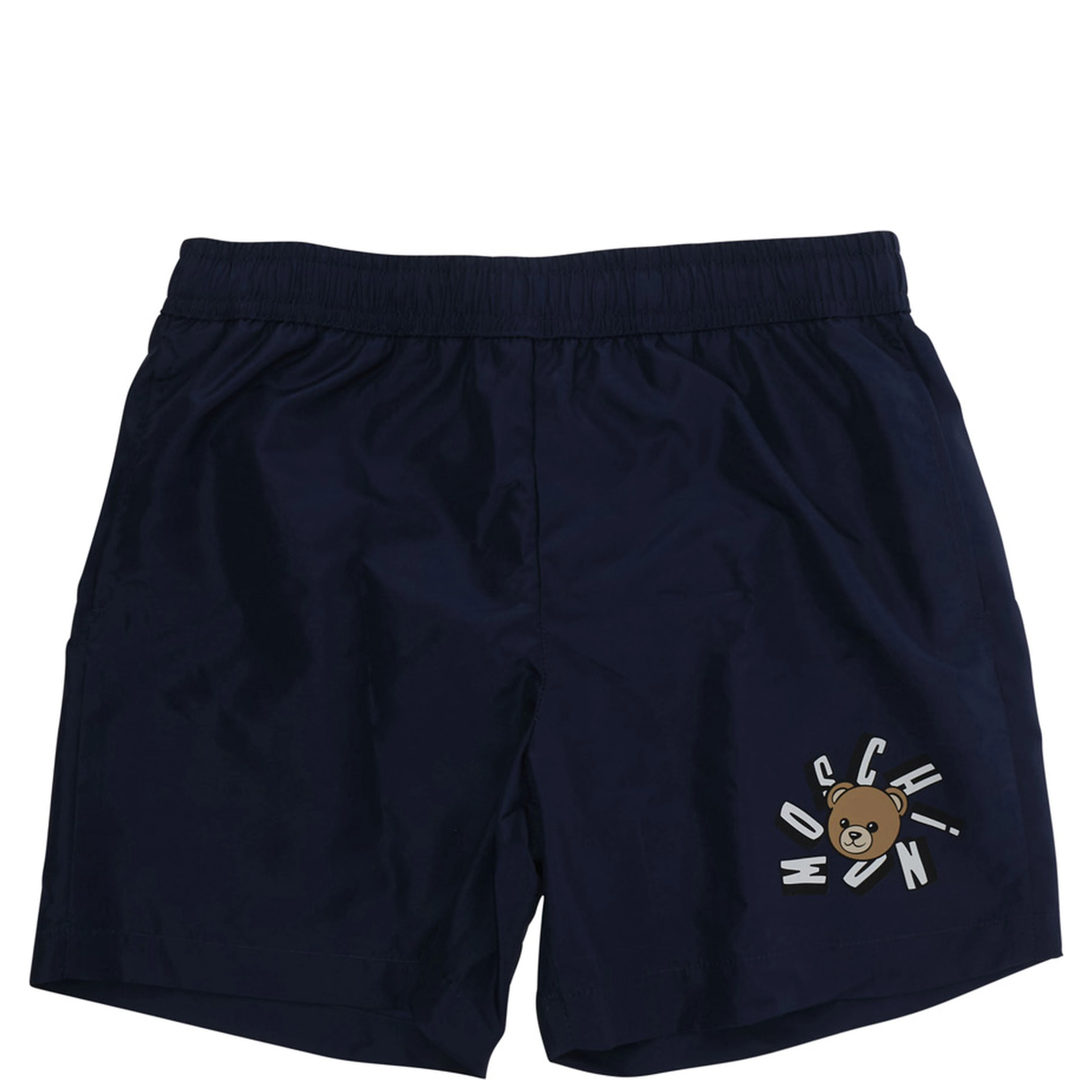 blue Swim shorts with elasticated waist and logo on the front in tech fabric boy