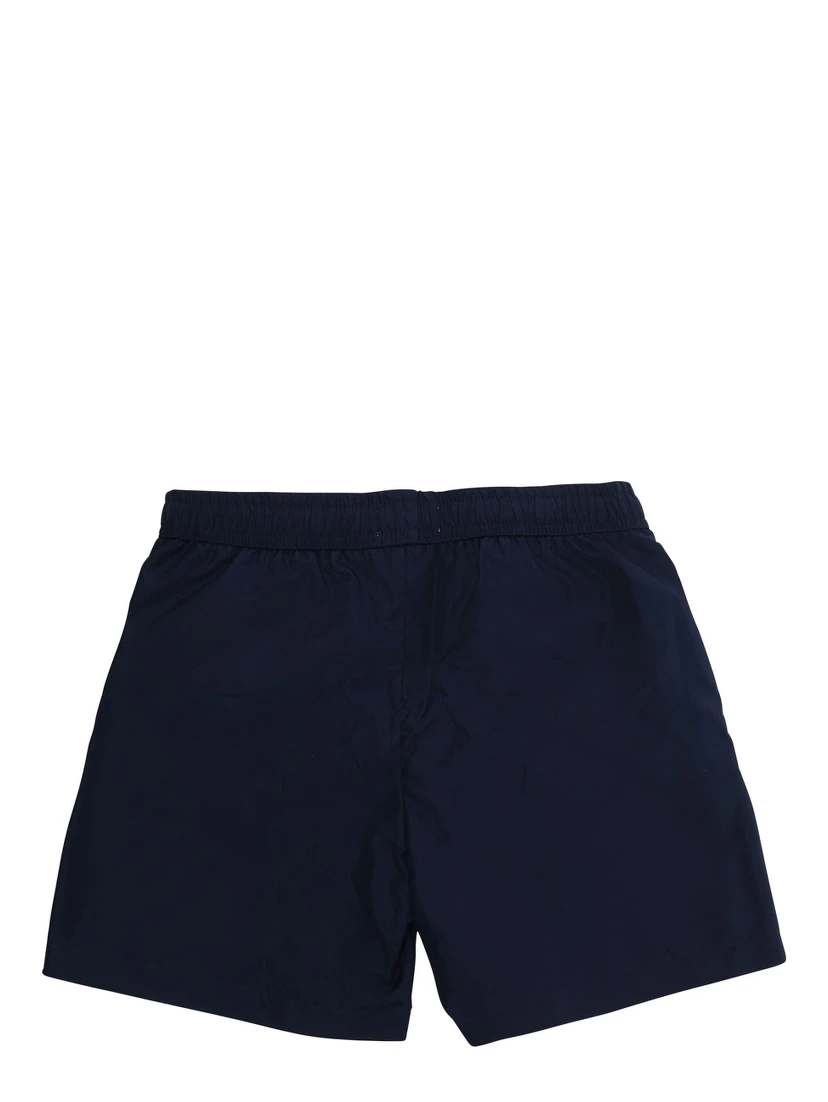 blue Swim shorts with elasticated waist and logo on the front in tech fabric boy