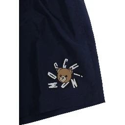 blue Swim shorts with elasticated waist and logo on the front in tech fabric boy