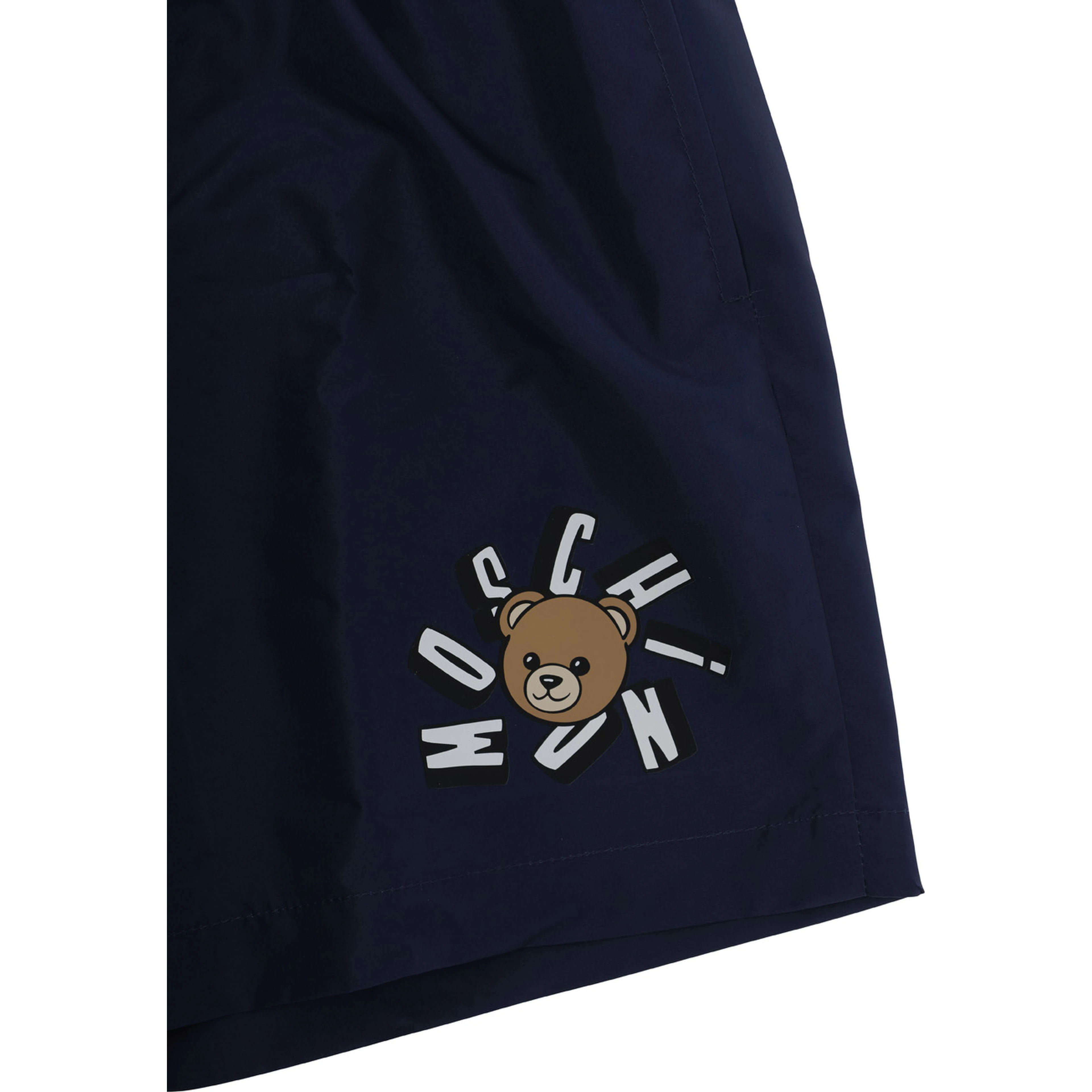 blue Swim shorts with elasticated waist and logo on the front in tech fabric boy