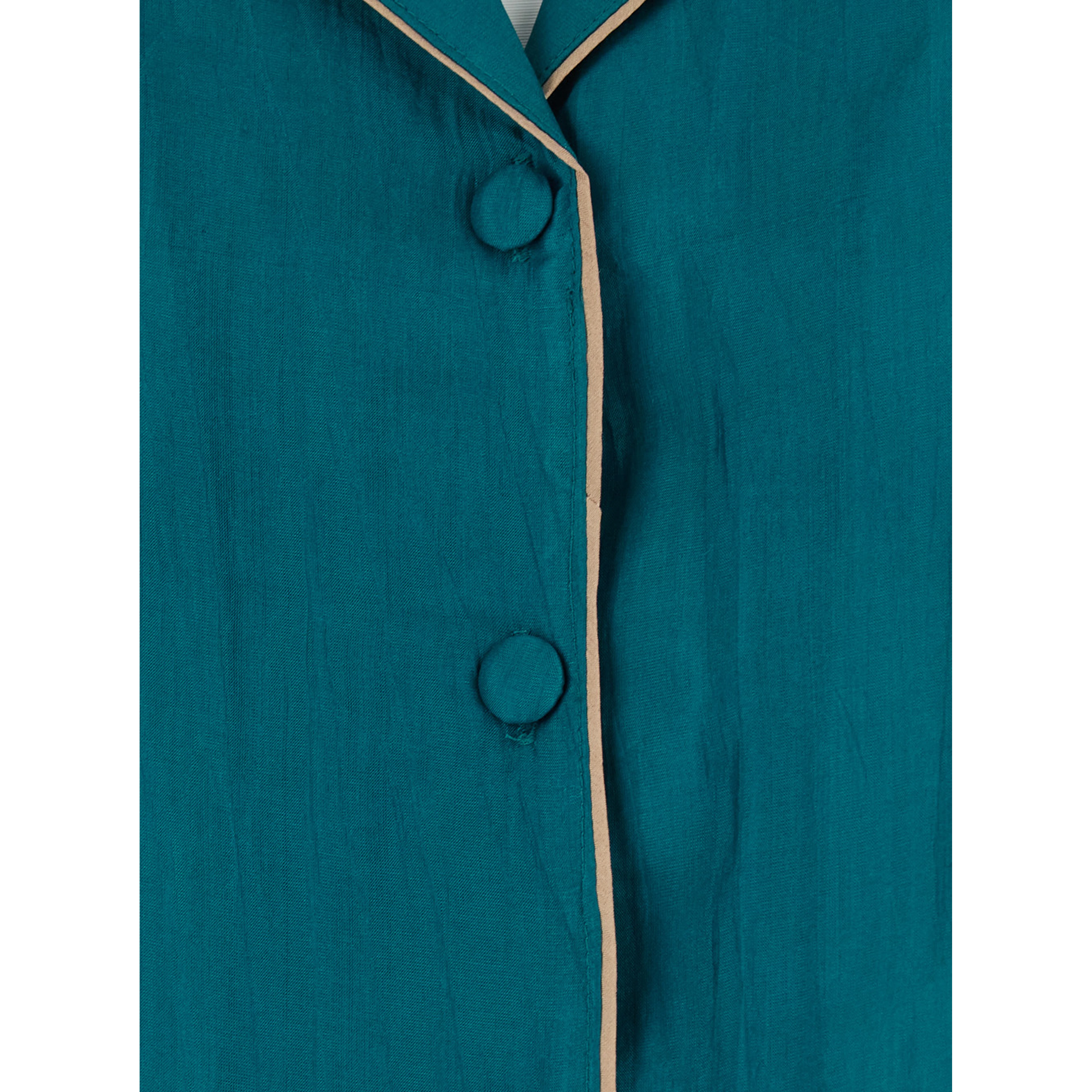 Blue Suit with shirt and Pants in silk blend Woman