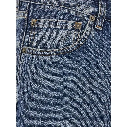 REEF blue Jeans with logo patch on the back in denim for men