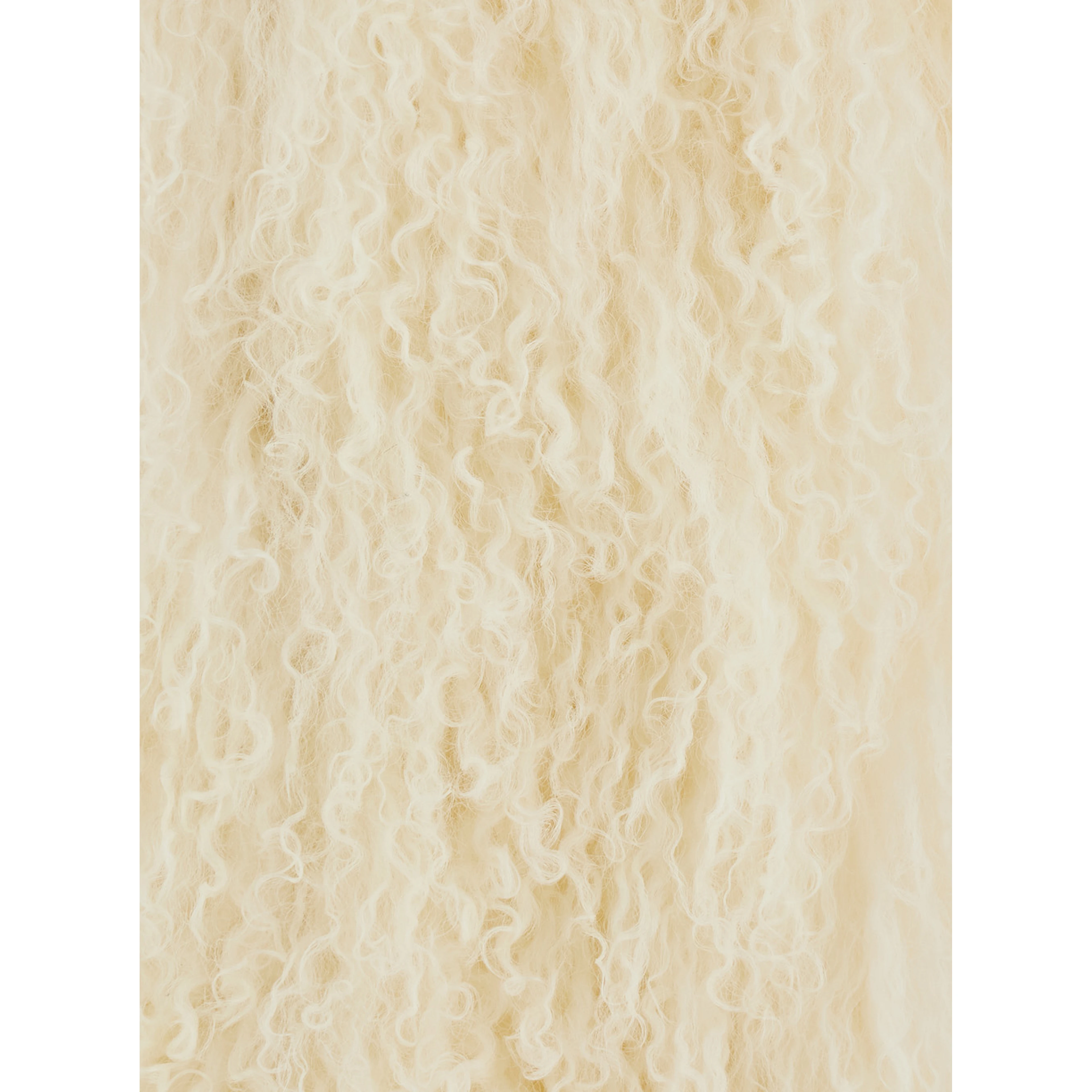 Beige Fur jacket with Sleeveless Design in fur for Women