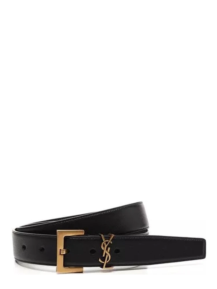 "YSL" leather belt