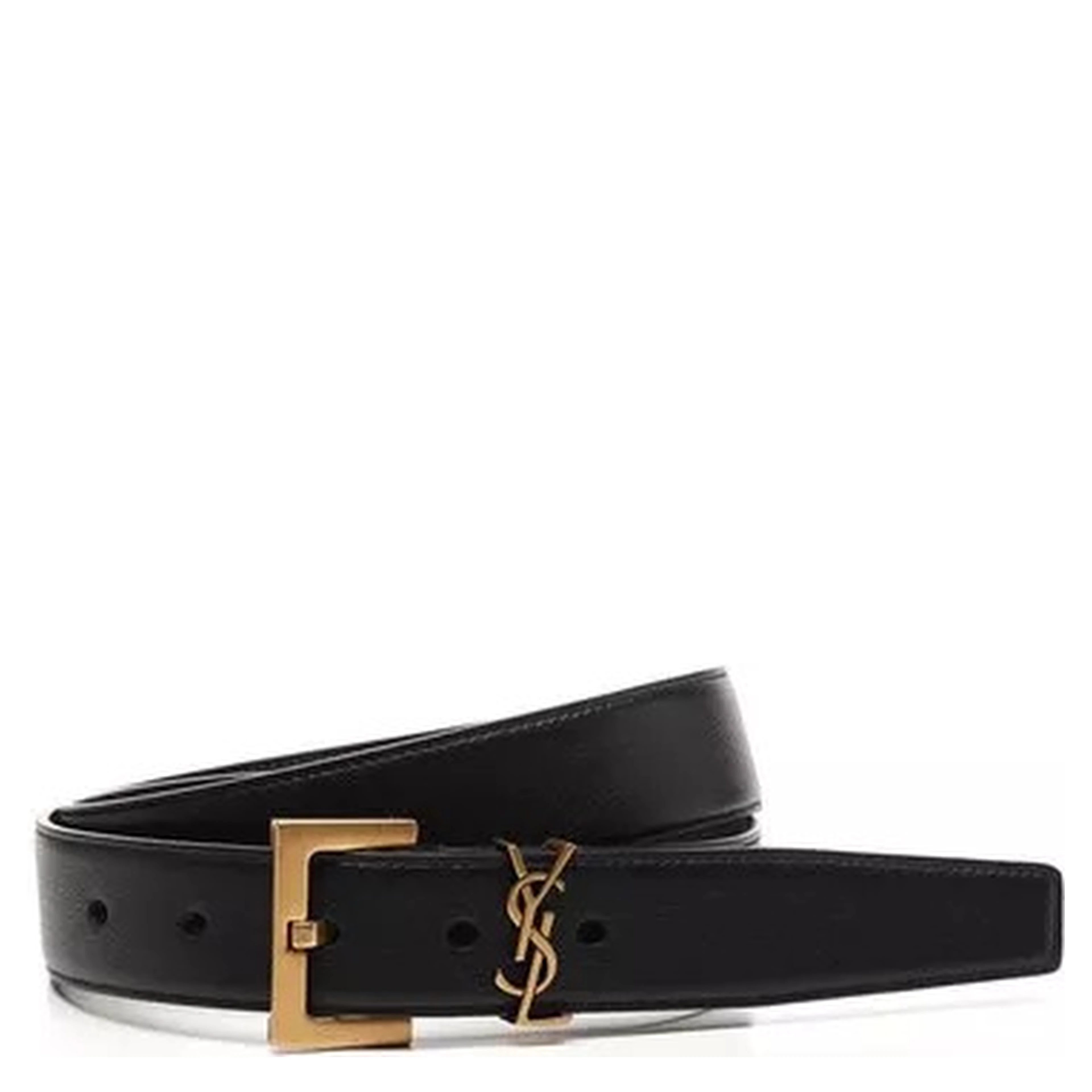 "YSL" leather belt