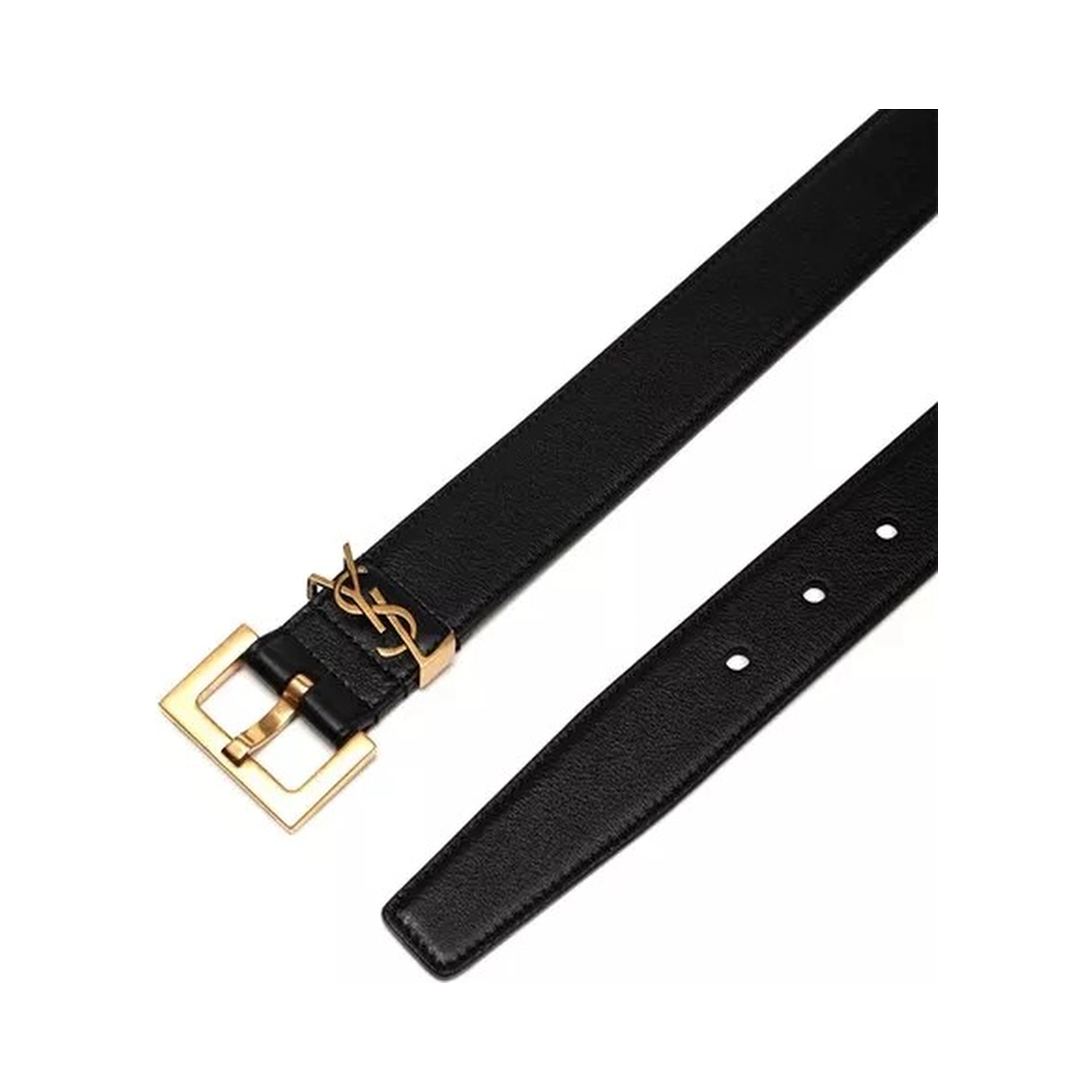 "YSL" leather belt