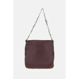 Leather pouch with chain