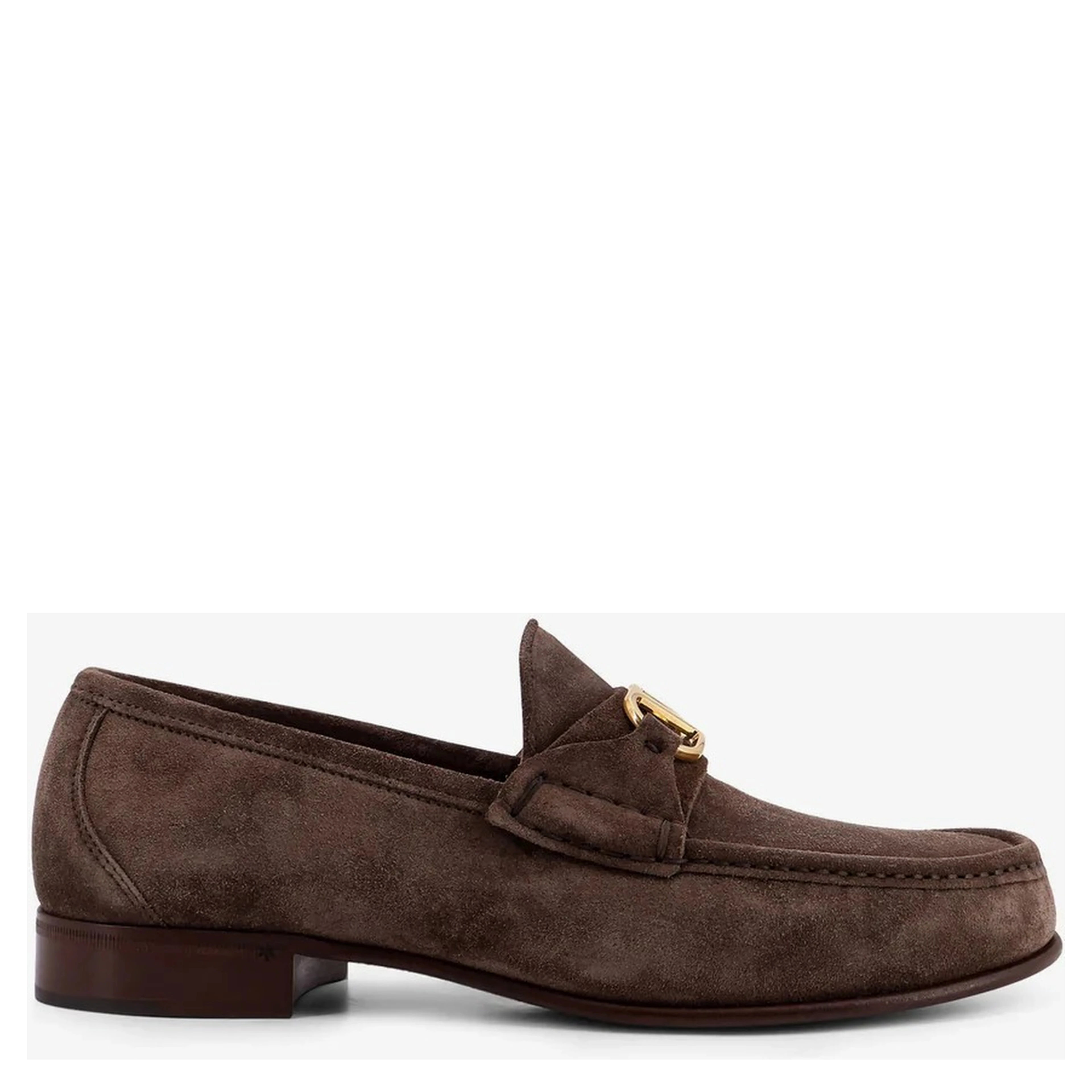 "VLogo Signature" suede loafers