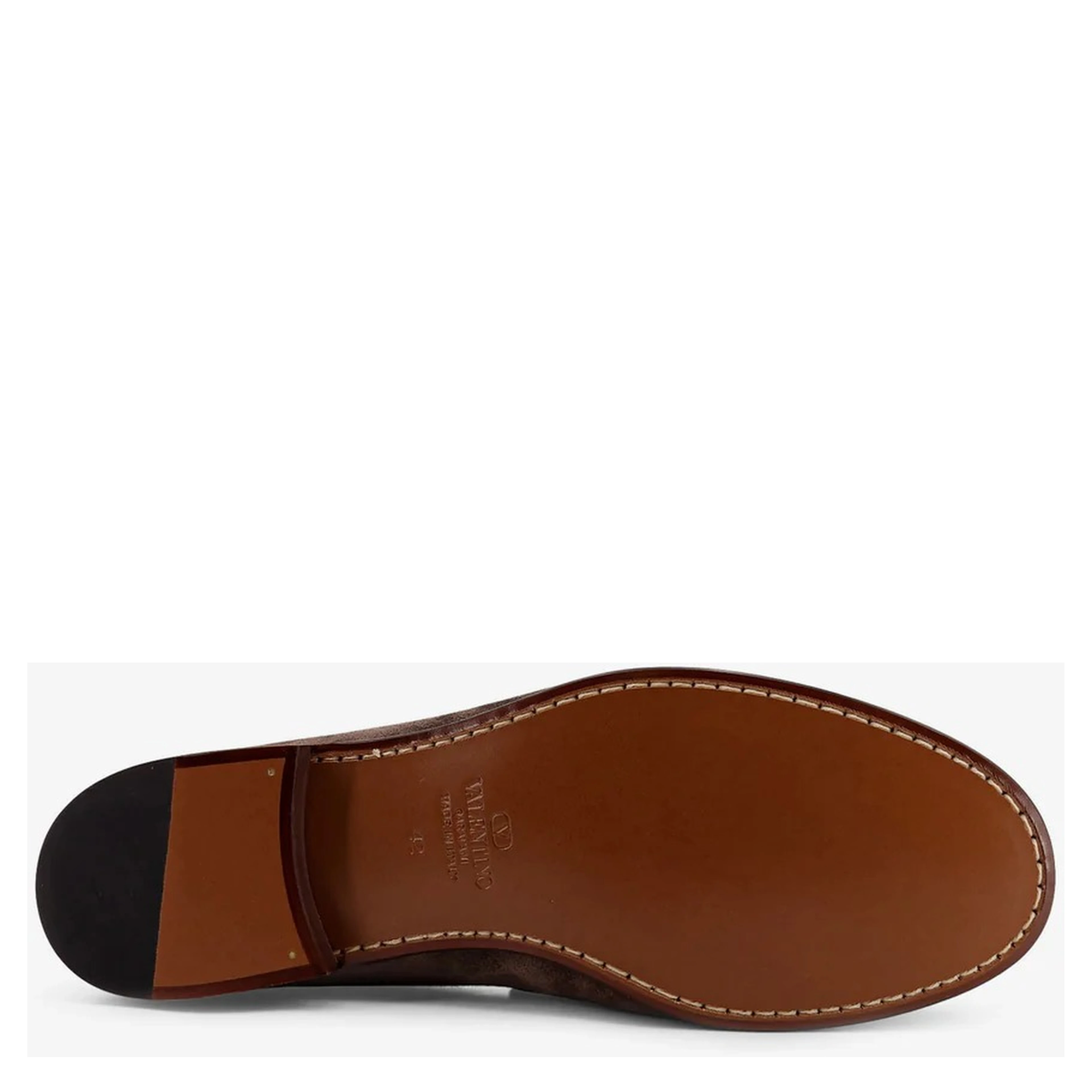 "VLogo Signature" suede loafers