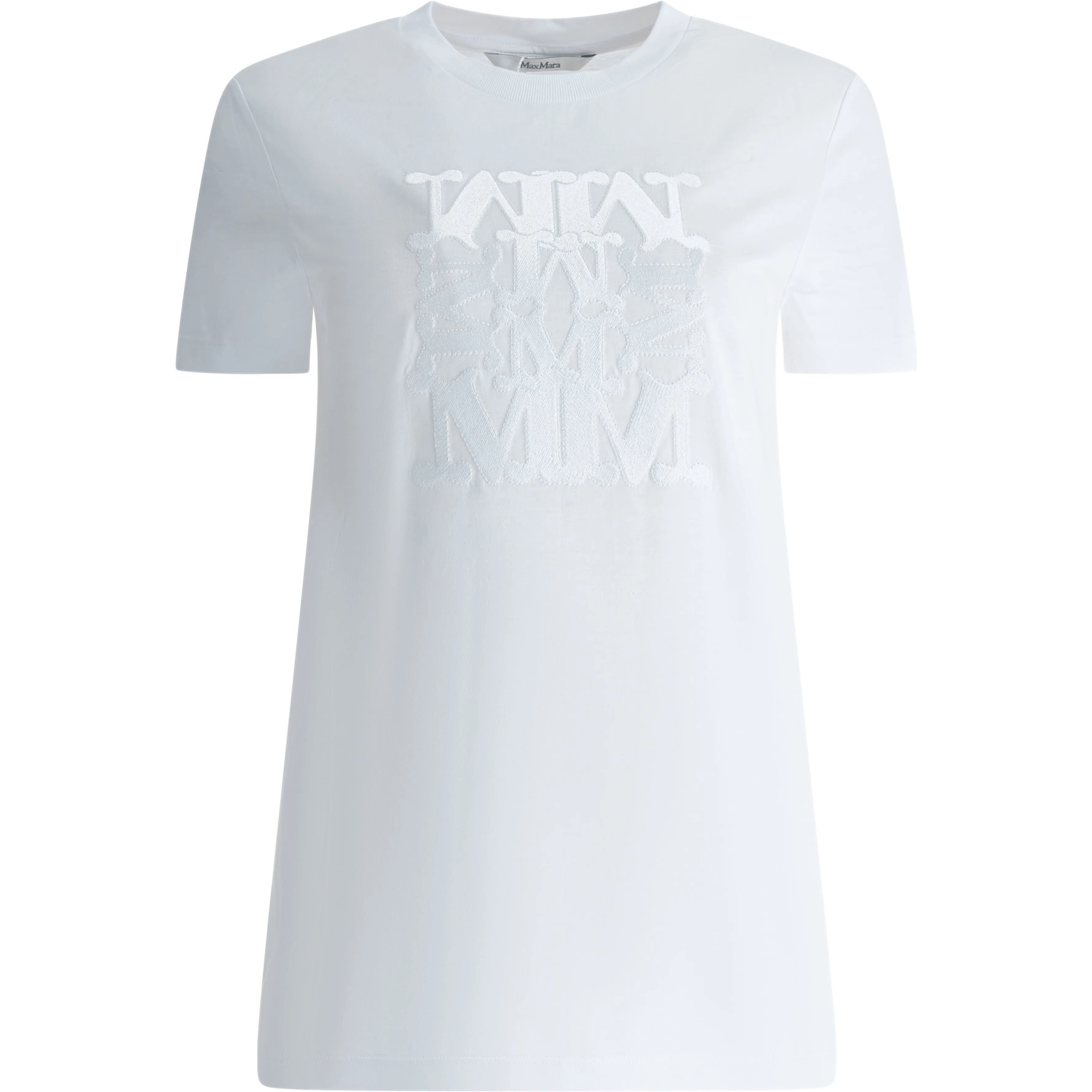 Crewneck t-shirt with short sleevess