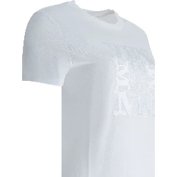 Crewneck t-shirt with short sleevess