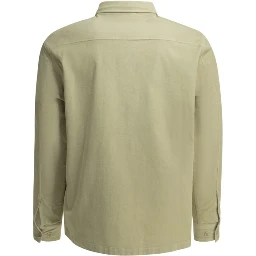 Corduroy overshirt jacket with Lens logo