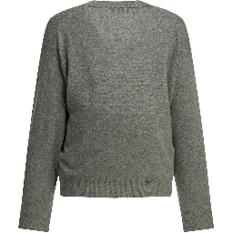 V-neck knitwear in cashmere