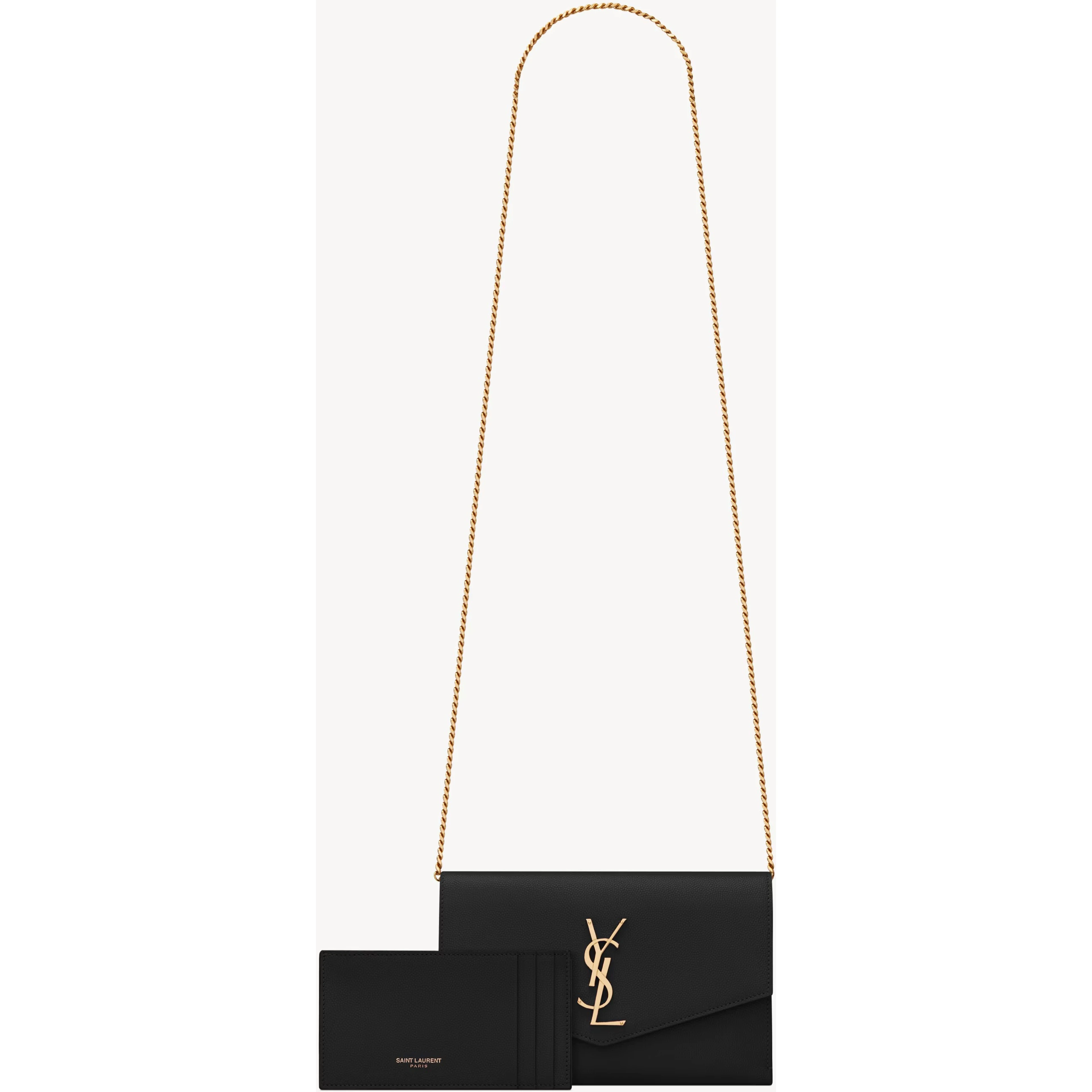 "Uptown" pouch with chain