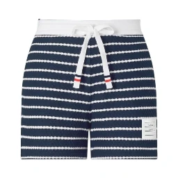 Cotton striped shorts