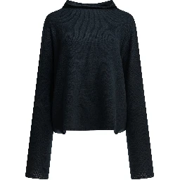 Cashmere boat neck sweater