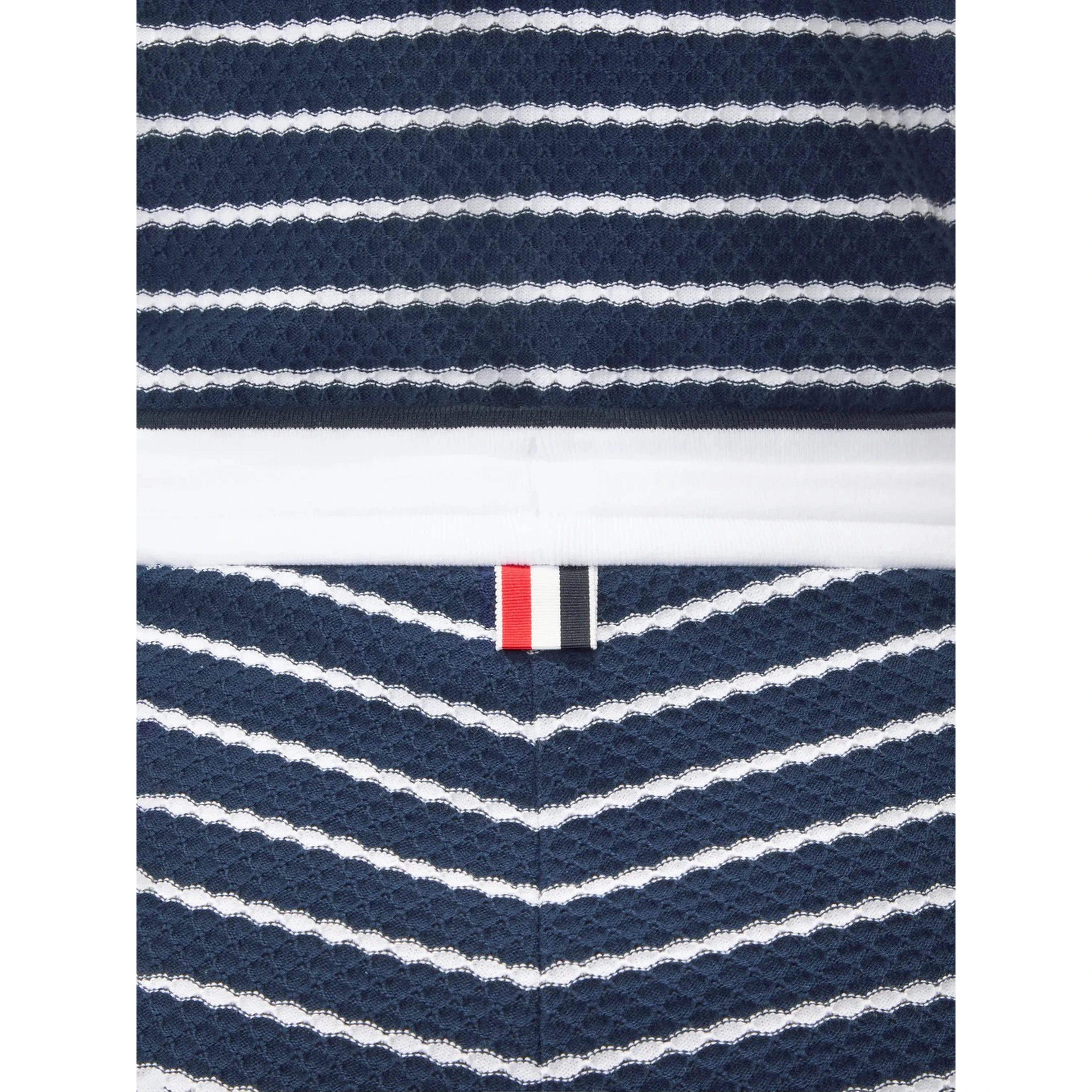 Cotton striped shorts