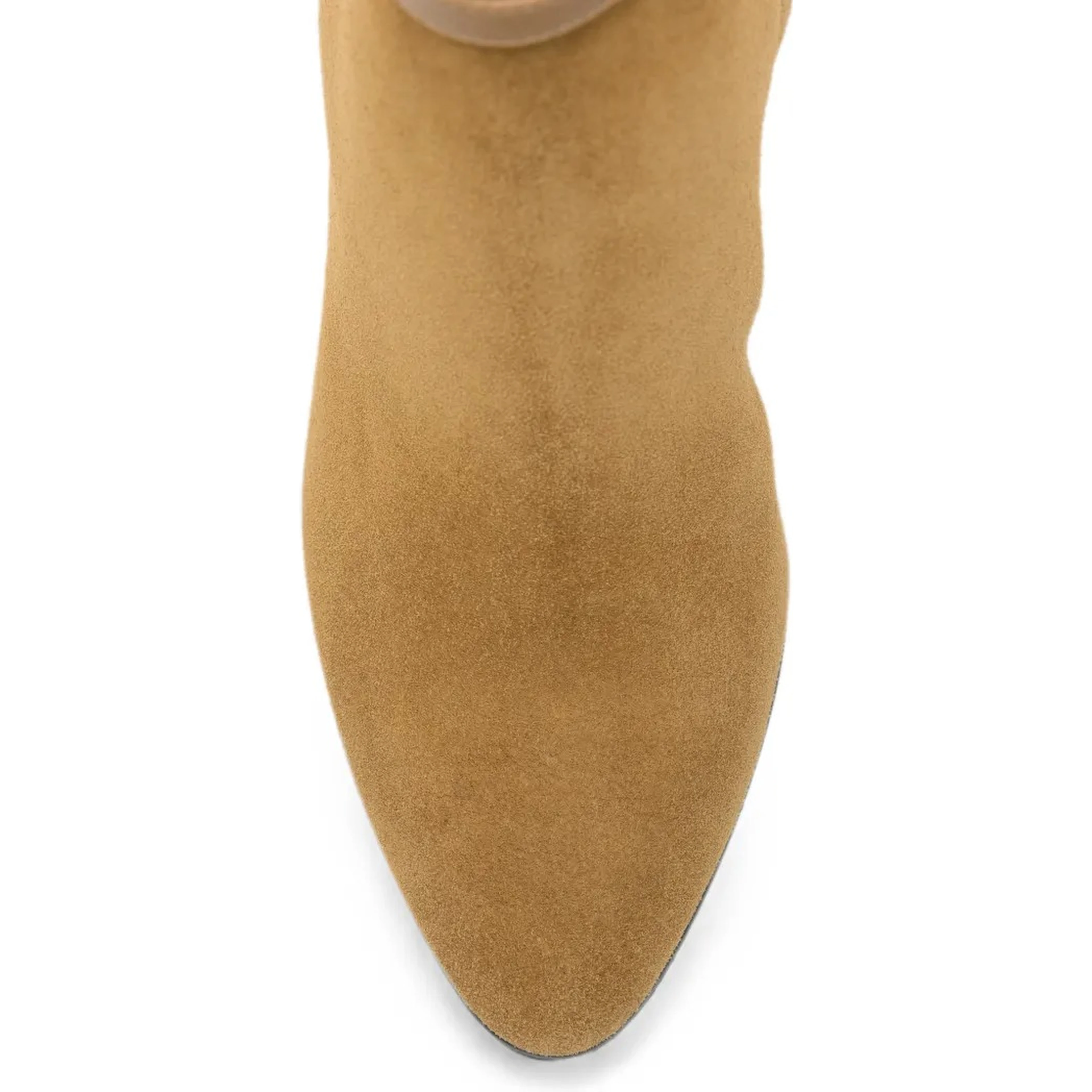"VLogo 85MM" zip ankle boots in suede